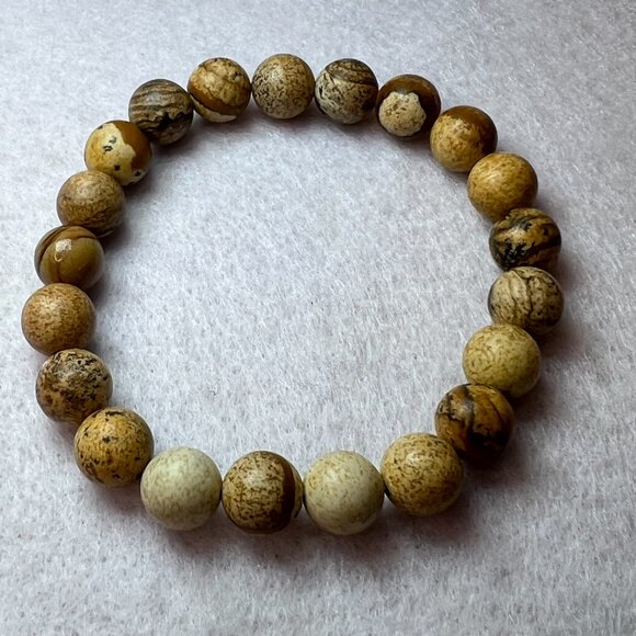 Wooden Bead Stretch Bracelet - Picture 5 of 5
